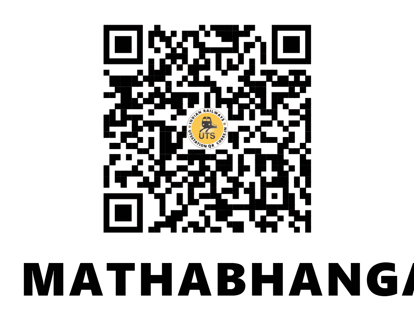UTS QR Code for MATHABHANGA - MHBA - NF (WEST BENGAL)